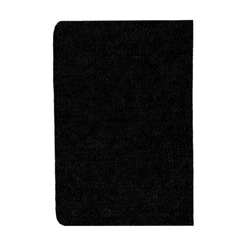Pièce Percale Thermocollante Jeans 12x45cm Noir