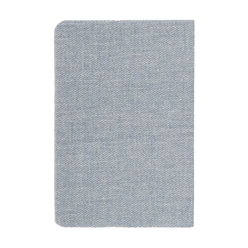 Pièce Percale Thermocollante Jeans 12x45cm Bleu Ciel