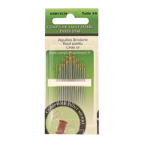 Aiguilles Broderie Bout Pointu
