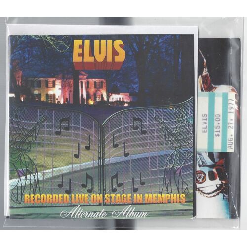 Elvis Presley Recorded Live On Stage In Memphis 1974-1975-1976 The Alternate Album Repro Ticket Concert 27/8/1977 Soundboard 29 Tracks Edition Limitée 300 Ex