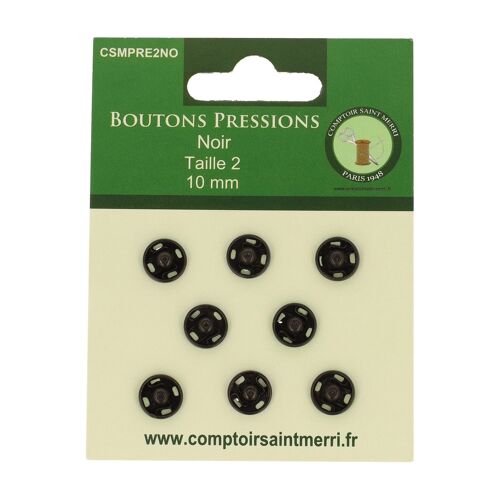 Boutons Pressions 10mm