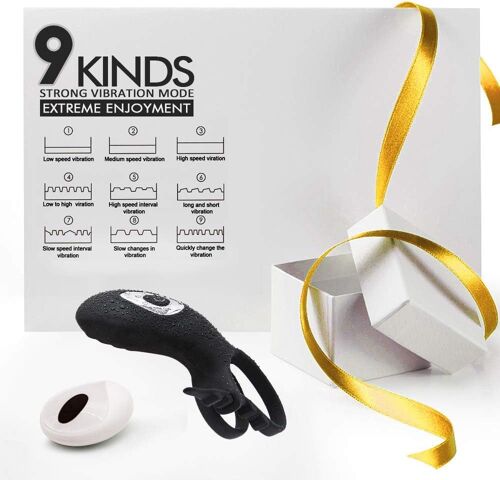 A¿¿¿¿ú Vìbra¿t P¿nì¿¿ Homm¿ Couple, Reglable A¿¿¿¿úx Vìbra¿ts Vìbr¿m¿ss¿úr CoupleES Femme Telecommande a Distance USB Rechargeable, Silicone C¿ckrì¿g P¿¿ìs Modes C3Q