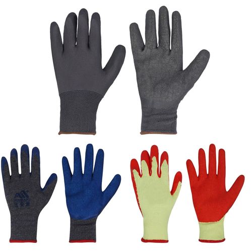 3 Paires Gants,Gants de Travail,Gants de Jardin,Gants Resistant,Gants de Jardinage,Resistant aux Abrasion,pour Hemme et Femme,pour Jardinage Cuisine