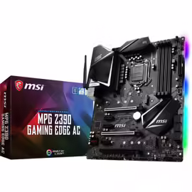 MSI MPG Z390 GAMING EDGE AC - Carte-mère - ATX - LGA1151 Socket - Z390 Chipset - USB 3.1 Gen 1, USB-C Gen2, USB 3.1 Gen 2 - Bluetooth, Gigabit LAN, Wi-Fi - carte graphique embarquée (unité...