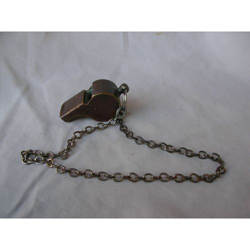 Ww2/Postwar Us Sifflet Américain En Laiton Début De Guerre-1942