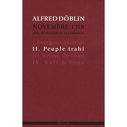 Novembre 1918, Une Révolution Allemande Tome 2 - Peuple Trahi