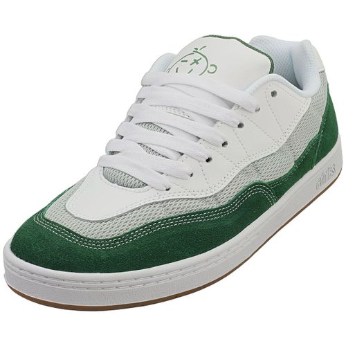 Chaussures Etnies Baskets De Skate Snake Vert Blanc