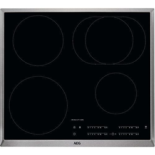 Aeg Ikb64411xb Cadre En Acier Inoxydable Autosuffisantes Plaque, Induction, 60 Cm