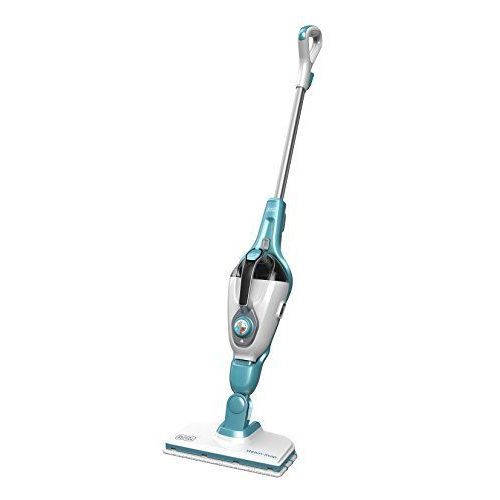 BLACK+DECKER FSMH1321 - Nettoyeur à vapeur - balai/à main (2-en-1) - blanc/aqua