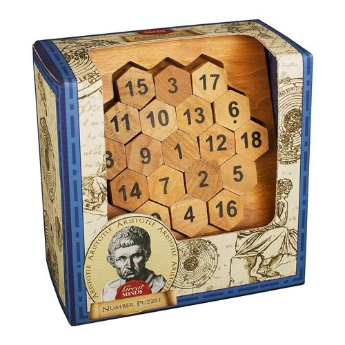 Great Minds Aristotles Number Classic Wooden Puzzle