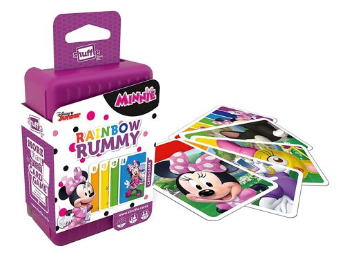 Shuffle Disney Minnie Mouse Rainbow Rummy Card Game
