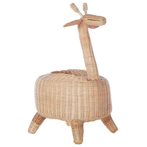 Panier Enfants Girafe Hainan Rotin Naturel
