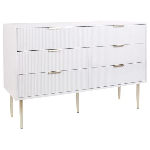 Commode à 6 tiroirs SOHO Blanc