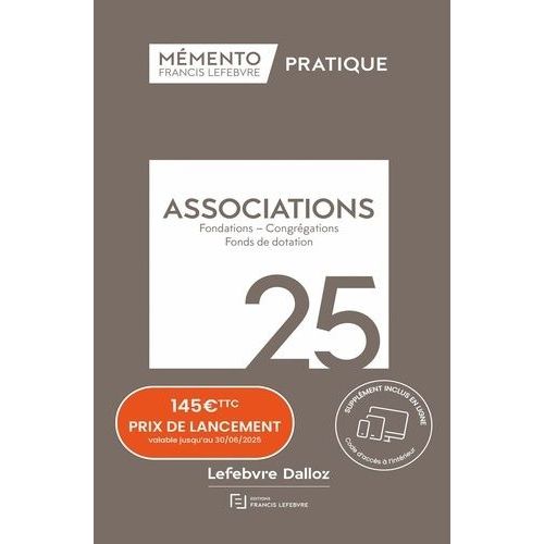 Associations - Fondations - Congrégations - Fonds De Dotation