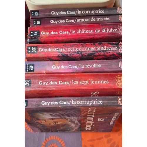 Lot De 7 Livres Guy Des Cars