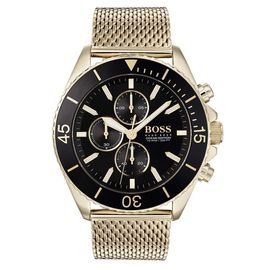 Montre Boss En Maille Milanaise Jaune