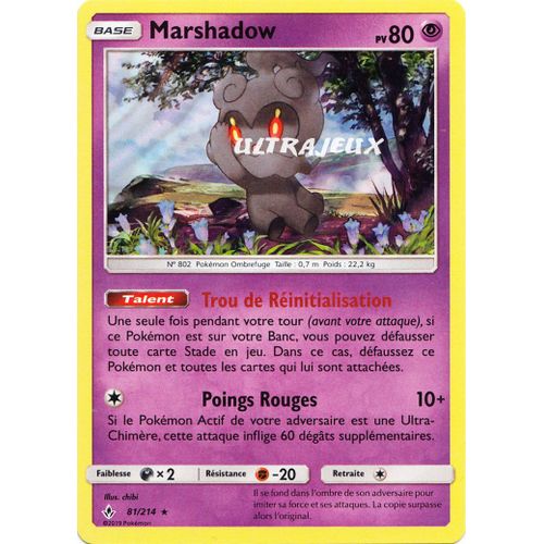 Pokémon - 81-R/214 - Marshadow - Reverse