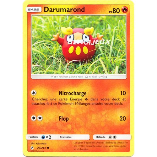 Pokémon - 23-R/214 - Darumarond - Reverse