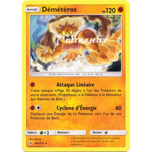 Pokémon - 103-R/214 - Démétéros - Reverse
