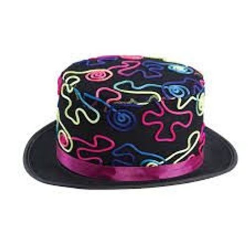 Chapeau Haut De Forme Fluo Adulte