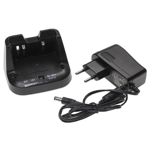 vhbw Chargeur Talkie Walkie compatible avec Icom IC-U80, IC-V80, IC-V80E (chargeur, cordon secteur)