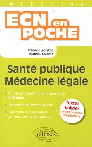 Santé Publique - Médecine Légale