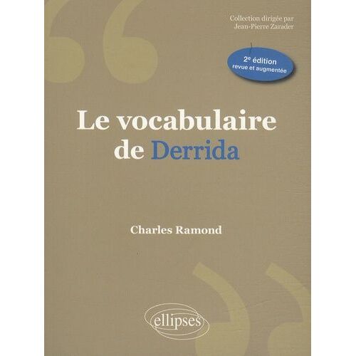 Le Vocabulaire De Derrida