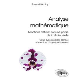 Analyse Mathématique - Fonctions Définies Sur Une Partie De La Droite Réelle
