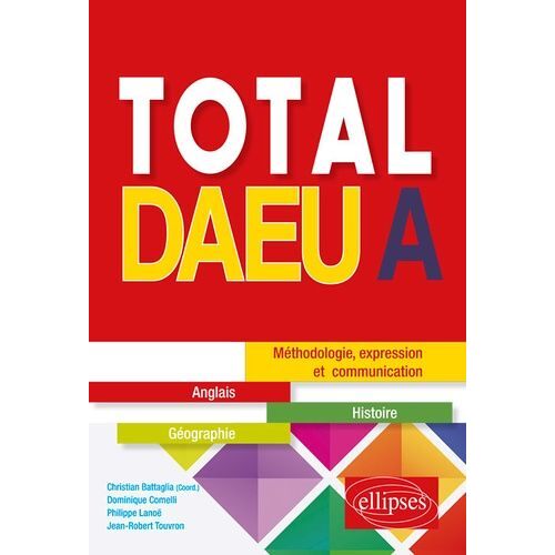Total Daeu A - Anglais, Histoire, Géographie