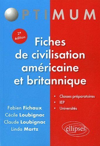 Fiches De Civilisation Américaine Et Britannique