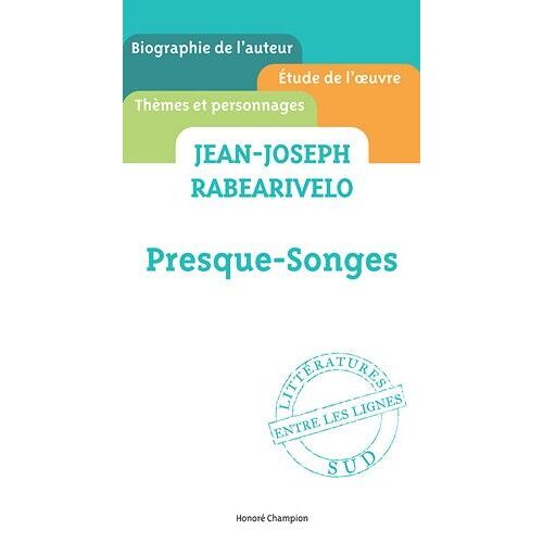 Jean-Joseph Rabearivelo, Presque-Songes