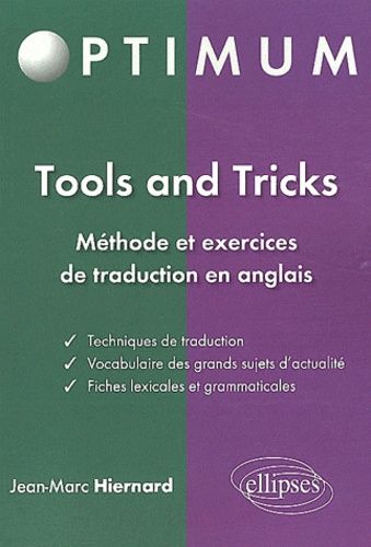 Tools And Tricks - Méthode Et Exercices De Traduction En Anglais
