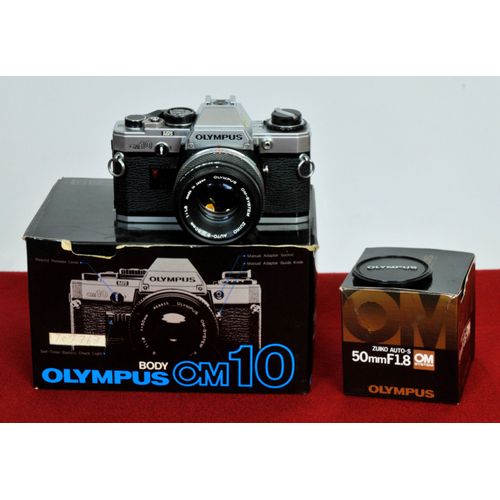 Olympus om-10 + objectif zuiko 1.8/50