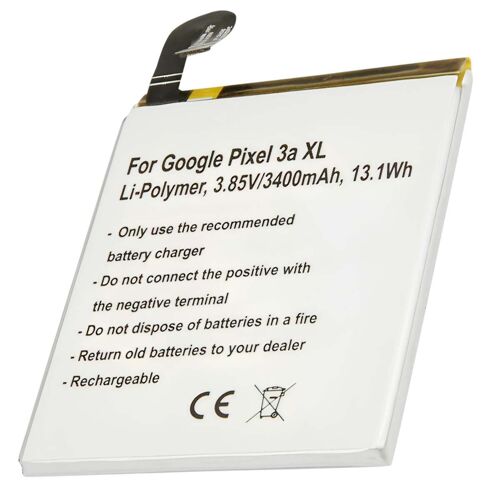Batterie De Remplacement Google Pixel 3a Xl Li-Polymer 3400mah 3.85v Blanc