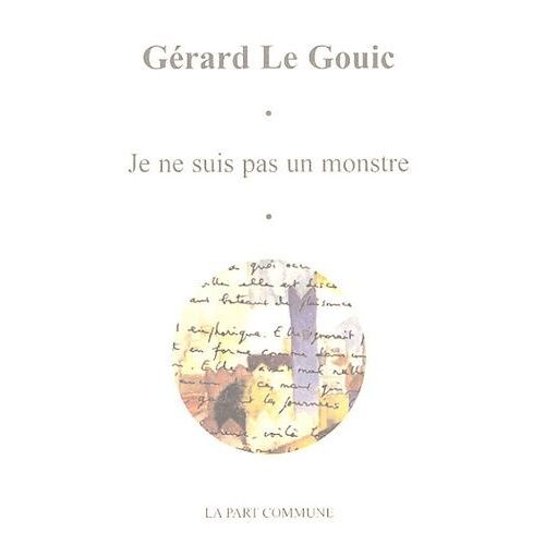 Je Ne Suis Pas Un Monstre