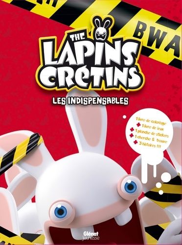 The Lapins Crétins : Les Indispensables - Coffret Livre De Coloriages + Livre De Jeux + Stickers + 1 Cherche Et Trouve + 3 Histoires
