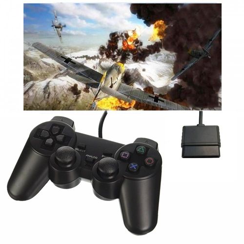 Manette filaire Dualshock 2 pour PS2