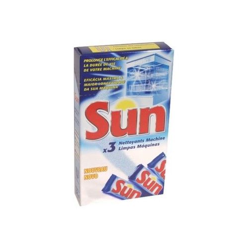 Sun nettoyant machine x3 120g pour lave-vaisselle