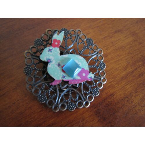 Broche Originale Lapin 4.7 Cm