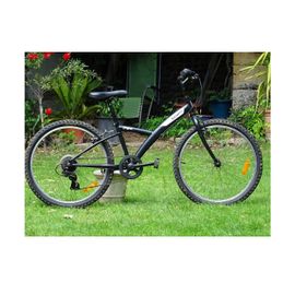 Vtt Btwin 1 Original 24 Pouces Noir Bicyclette Tout Terrain Vitesse Shimano Solide Pratique Cyclisme Jeu De Plein Air Sport Loisirs Enfant