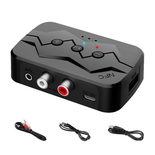Adaptateur sans fil audio stéréo NFC Récepteur audio compatible Bluetooth pour le son
