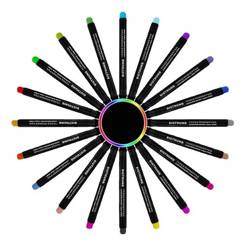10/20/24 Couleur Stylos En Tissu Permanent Vêtements, Fine Tip Permanent Fabric Marker
