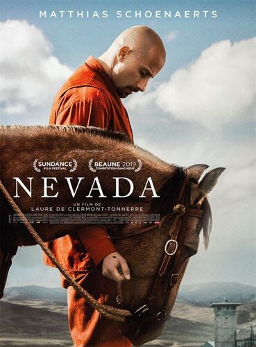 Nevada - Véritable Affiche De Cinéma Pliée - Format 40x60 Cm - De Laure De Clermont-Tonnerre Avec Matthias Schoenaerts, Jason Mitchell, Bruce Dern - 2019