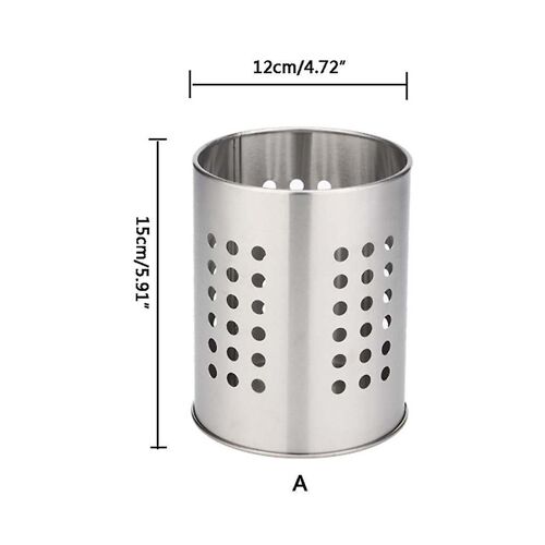 Acier inoxydable Cuisine Ustensiles de cuisine Support Crock Drainer Couverts Caddy Cut