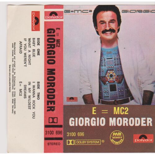 K7 Giorgio Moroder E = Mc2 Pressage Philippines