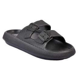 Sandales Mules Eva Boucle Mbs01468 Noir