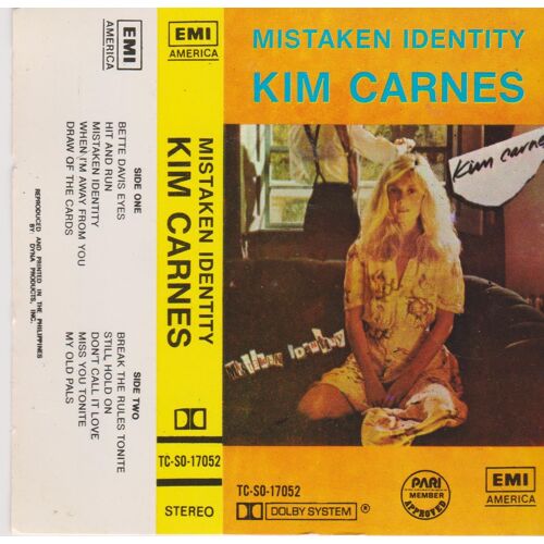 K7 Kim Carnes Mistaken Identity Pressage Philippines