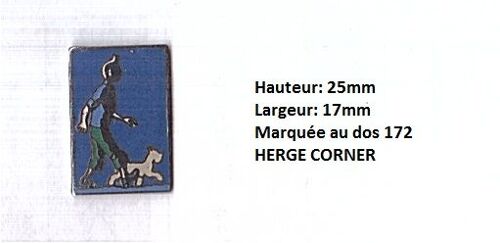 Pins Tintin & Milou Corner N°172 T&M-17.2