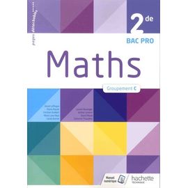 Maths 2de Bac Pro Groupement C
