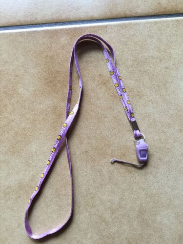 Dragonne Cordon Tour De Cou Violet Smile Smileys